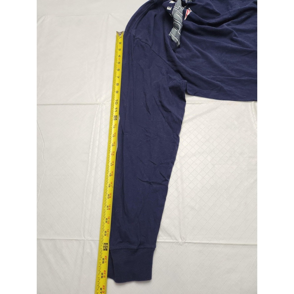 New England Patriots Shirt Mens 3XL Blue NFL Football Nike Long Sleeve Tee - Picture 9 of 12
